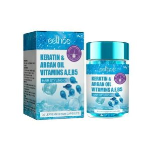 potrochi Leave-in Frizz Hair Serum  Hair Nourishing Serum – Frizz Hair Oil for Dry  Damaged  and Frizzy Hair – Leave-in Hair Styling Oil with Keratin  Argan  Jojoba  and B5 Oils