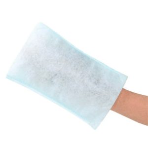 Scrubby Pet 5 Pack of Disposable No-Rinse Bath Mittens  One Size  Scrub and Towel Dry