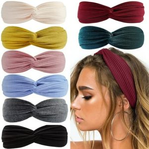 8 Pack Headbands for Women Non Slip for Short Hair Wide Turban Headband Hair Bands for Women s Hair Fashion Hair Accessories for Women