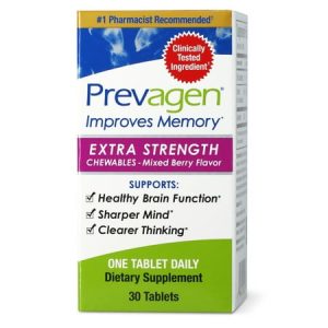 Prevagen Improves Memory Extra Strength Mixed Berry Chewable tablets 30 Ct