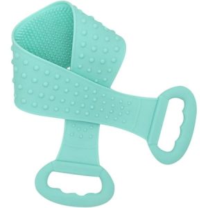 Under 10$ Silicone Back Body Scrubber Bath Shower Towel Back Cleaning Shower Strap Silicone Body Brush  Body Wash Silicone Scrubber Belt for Men Women  Easy to Clean