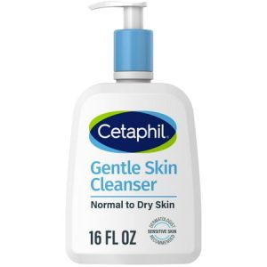Cetaphil Face Wash Hydrating Gentle Skin Cleanser for Dry to Normal Sensitive Skin  16 oz