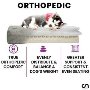 Club Nine Pets Metro Orthopedic Dog Sofa Bed Medium – Oatmeal