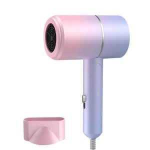 Komiseup Foldable Hair Dryer  Blue Light Hair Care Gradient Hair Dryer Electric Hair Dryer Household Constant Temperature Cold And Hot Hair Dryer Silent Hair Dryer