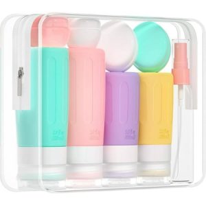 Morfone 16 Pack Travel Bottles for Toiletries  Tsa Approved Leak Proof Travel Size Containers  BPA Free Refillable Travel Accessories for Shampoo Conditioner Lotion